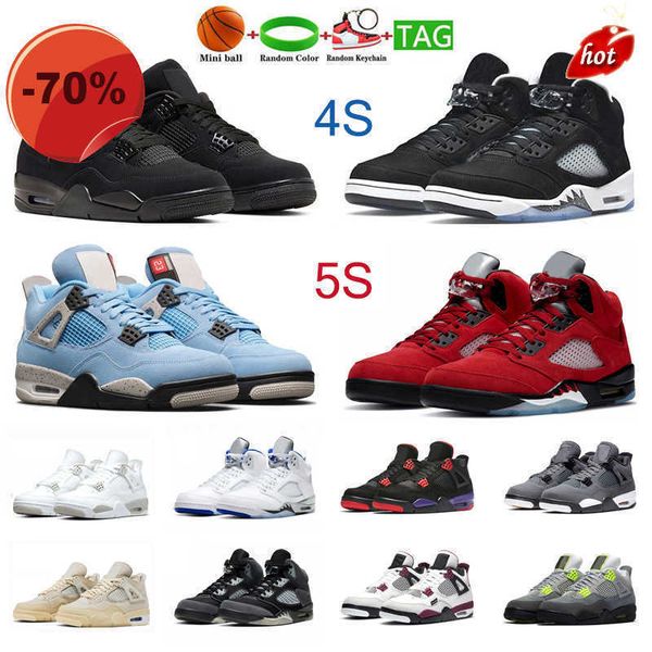 jumpman4s basketball shoes 4s 5s jumpman 4 5 black cat raging bull oreo university blue bred cement sail mens trainers sneakers eur 36-47