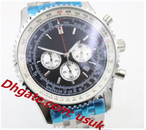 46mm new watch 3a quality b06 b01 navitimer chronograph battery movement quartz silver dial men watch 901l steel mens wristwatches, Slivery;brown
46mm new watch 3a quality b06 b01 navitimer chronograph battery movement quartz silver dial men watch 901l steel mens wristwatches, Slivery;brown