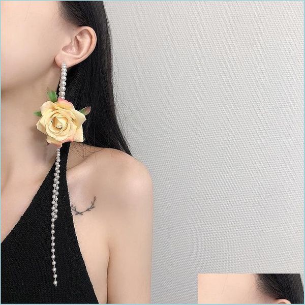 stud stud simation flower long tassels pearl earrings bohemia beach fashion and personality wedding jewelry accessories drop delivery dhkjn, Golden;silver
stud stud simation flower long tassels pearl earrings bohemia beach fashion and personality wedding jewelry accessories drop delivery dhkjn, Golden;silver
