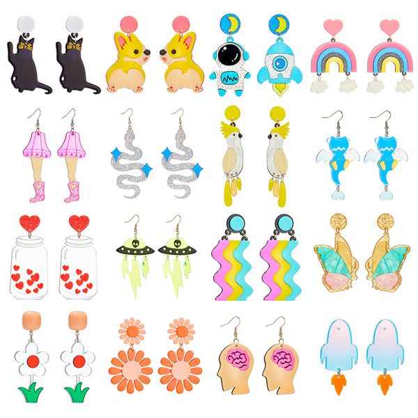 stud yaologe acrylic exaggerated colorf big drop earrings for women cartoon dog rainbow astronaut ear jewelry party gift dang smtie, Golden;silver
stud yaologe acrylic exaggerated colorf big drop earrings for women cartoon dog rainbow astronaut ear jewelry party gift dang smtie, Golden;silver