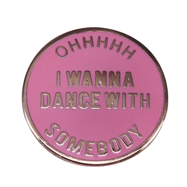 ohh i wanna dance with somebody button badge funny statement jewelry, Blue
ohh i wanna dance with somebody button badge funny statement jewelry, Blue