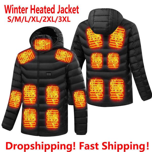 men's jackets 15 areas heated jacket usb men's women's winter outdoor electric heating jackets warm sports thermal coat cloth, Black;brown
men's jackets 15 areas heated jacket usb men's women's winter outdoor electric heating jackets warm sports thermal coat cloth, Black;brown