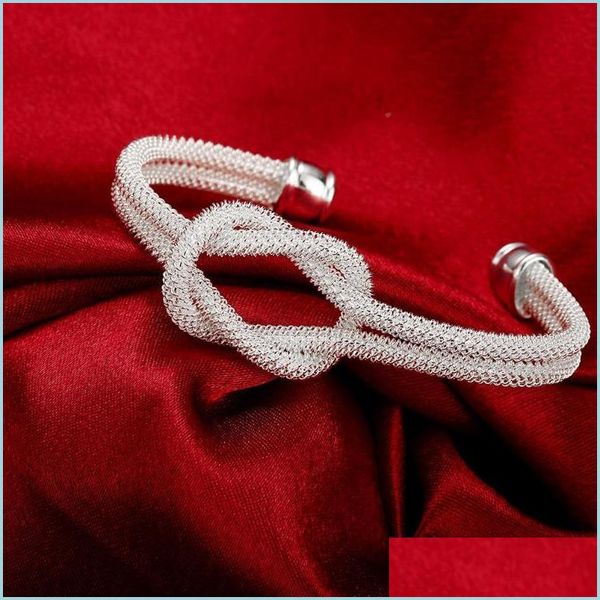 bangle bangle exquisite selling jewelry korean fashion sier knotted mesh bracelet for women accessories giftbangle drop delivery brac dhzla, Black
bangle bangle exquisite selling jewelry korean fashion sier knotted mesh bracelet for women accessories giftbangle drop delivery brac dhzla, Black