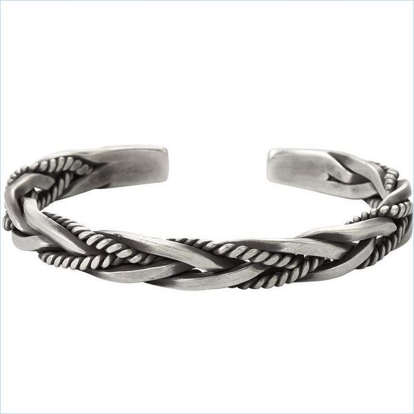 bangle bangle sier color twisted woven bracelet neutral retro thai original handmade exquisite unique opening giftbangle drop delive dhlu0, Black
bangle bangle sier color twisted woven bracelet neutral retro thai original handmade exquisite unique opening giftbangle drop delive dhlu0, Black