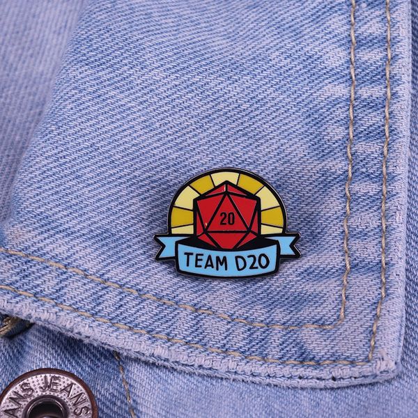 dice alignment team d20 badge want to show your allegiance to d20 roleplaying systems like d&d then this is the pin for you, Blue
dice alignment team d20 badge want to show your allegiance to d20 roleplaying systems like d&d then this is the pin for you, Blue