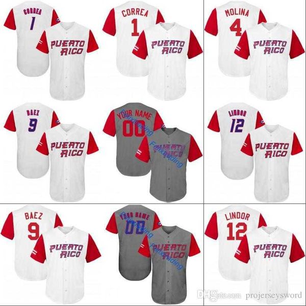 2017 puerto rico world baseball classic wbc jersey 1 carlos correa 4 yadier molina 9 javier baez 15 carlos beltr baseball jerseys, Blue;black
2017 puerto rico world baseball classic wbc jersey 1 carlos correa 4 yadier molina 9 javier baez 15 carlos beltr baseball jerseys, Blue;black