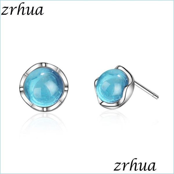 stud stud zrhua genuine 925 sterling sier round clear blue crystal earrings for women fashion ear jewelry christmas gifts drop delive dhybn, Golden;silver
stud stud zrhua genuine 925 sterling sier round clear blue crystal earrings for women fashion ear jewelry christmas gifts drop delive dhybn, Golden;silver