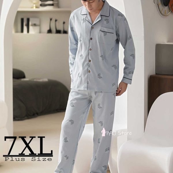 men's sleepwear large 5xl spring summer pajamas sets men sleepwear high qualtiy lounge wear pyjamas pijama 5xl 7xl male nightwear home, Black;brown
men's sleepwear large 5xl spring summer pajamas sets men sleepwear high qualtiy lounge wear pyjamas pijama 5xl 7xl male nightwear home, Black;brown