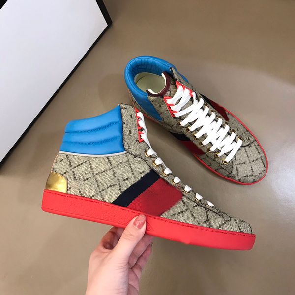 men's classic fashion autumn and winter couples new designer high-boots joker white shoes women's casual sneakers, Black
men's classic fashion autumn and winter couples new designer high-boots joker white shoes women's casual sneakers, Black