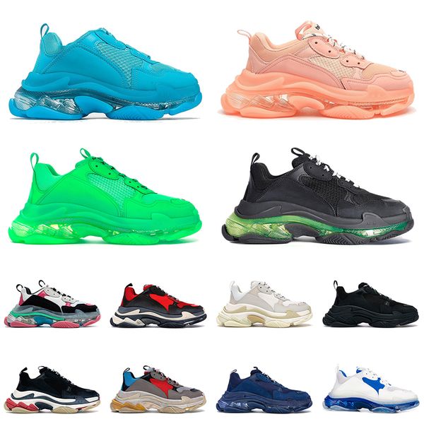 crystal bottom triple s 17 fw dad shoes vintage plateforme sneakers black 17fw glitter luxury designer tennis casual shoe men women trainers, White;red
crystal bottom triple s 17 fw dad shoes vintage plateforme sneakers black 17fw glitter luxury designer tennis casual shoe men women trainers, White;red