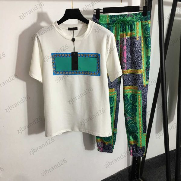 womens two piece pants front floral print short sleeve pure cotton t-shirt high waist pockets classic strap trousers sports casual style wom, White
womens two piece pants front floral print short sleeve pure cotton t-shirt high waist pockets classic strap trousers sports casual style wom, White