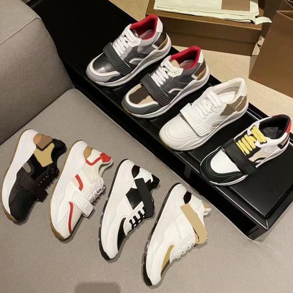 men outdoor sneakers beige vintage check casual shoes classic wedding party leather shoes suede platform trainers 35-45 burbrerys ivb, Black
men outdoor sneakers beige vintage check casual shoes classic wedding party leather shoes suede platform trainers 35-45 burbrerys ivb, Black