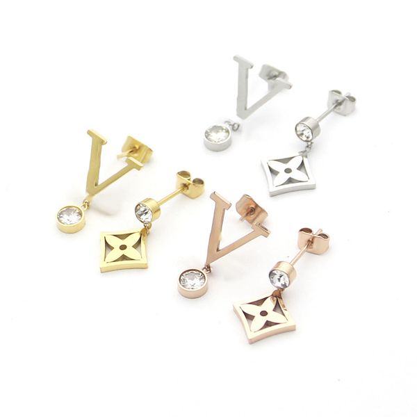Charm stud earrings bijoux cjewelers V letter asymmetrical print round single drill square four leaf flower asymmetrical earrings bee dripping oil Gletter check
Charm stud earrings bijoux cjewelers V letter asymmetrical print round single drill square four leaf flower asymmetrical earrings bee dripping oil Gletter check