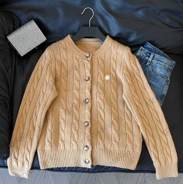 women sweaters vintage twist knit cardigans wool and cashmere blend single row button open round collar casual sweater designer fashion wome, White;black
women sweaters vintage twist knit cardigans wool and cashmere blend single row button open round collar casual sweater designer fashion wome, White;black
