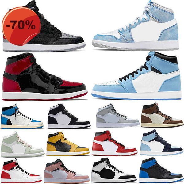 2022 jumpman 1 basketball shoes men 1s og university blue unc pink green court purple royal bred toe women obsidian game sneakers trainers, Black
2022 jumpman 1 basketball shoes men 1s og university blue unc pink green court purple royal bred toe women obsidian game sneakers trainers, Black