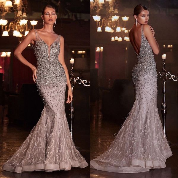 elegant design prom dresses mermaid v-neck backless sleeveless with shining beaded feathur court custom made plus size party dress princess, Black
elegant design prom dresses mermaid v-neck backless sleeveless with shining beaded feathur court custom made plus size party dress princess, Black