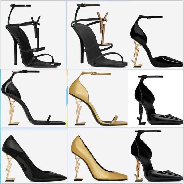 women luxurys designers classic letter metal heel shoe sandals real picture genuine leather strap high heels shoes handbag wedding dress, Black
women luxurys designers classic letter metal heel shoe sandals real picture genuine leather strap high heels shoes handbag wedding dress, Black