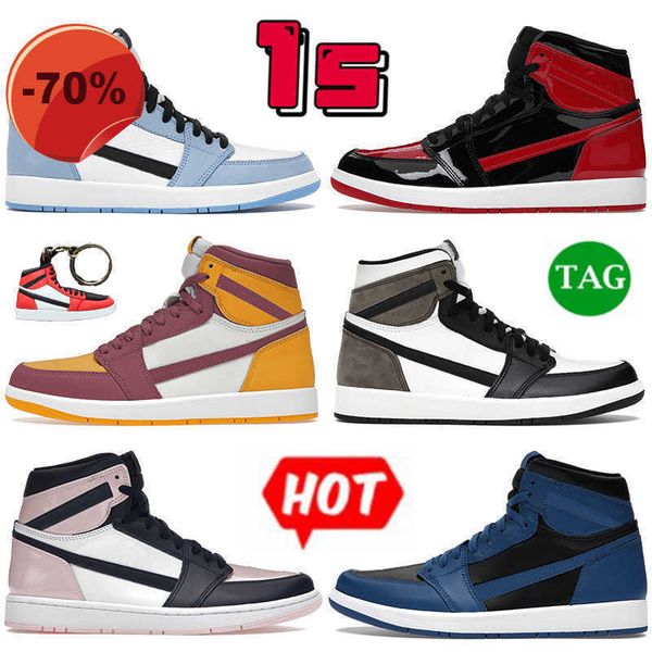 2022 1 1s basketball shoes university blue patent bred brotherhood dark mocha 85 georgetown atmosphere unc heritage pollen twist men, Black
2022 1 1s basketball shoes university blue patent bred brotherhood dark mocha 85 georgetown atmosphere unc heritage pollen twist men, Black