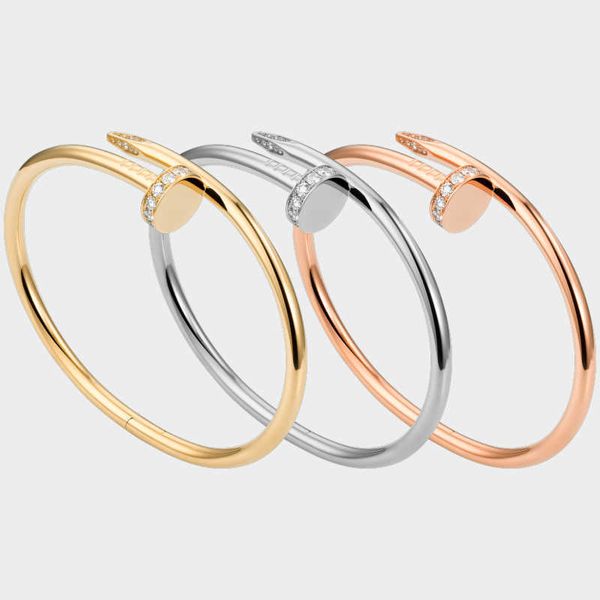 bangle nail bracelet designers bracelets diamonds designer jewelry for men women titanium steel gold-plated never fade not allergic;, Black
bangle nail bracelet designers bracelets diamonds designer jewelry for men women titanium steel gold-plated never fade not allergic;, Black