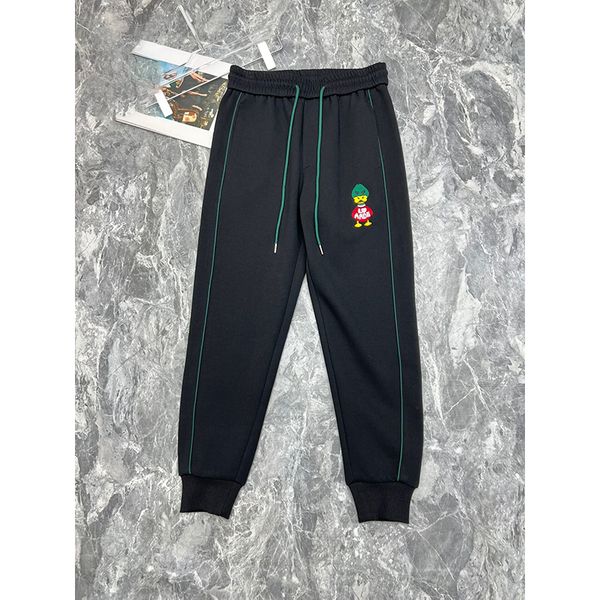 luxury fashion pants stage cool white hip hop pattern loose waist pants easy elastic texture three-dimensional combination, Black
luxury fashion pants stage cool white hip hop pattern loose waist pants easy elastic texture three-dimensional combination, Black