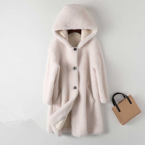 women's fur faux fur women winter new lamb fur coat female korean hooded granule sheep shearing jacket loose mid-length warm outerwear, Black
women's fur faux fur women winter new lamb fur coat female korean hooded granule sheep shearing jacket loose mid-length warm outerwear, Black