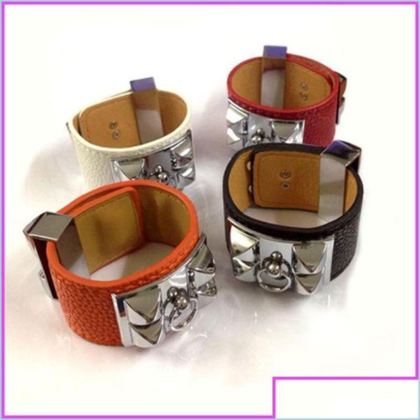 bangle bangle fashion exaggeration punk style big rivet environmental pu leather button men and women bracelet wholesalebangle drop dhkuh, Black
bangle bangle fashion exaggeration punk style big rivet environmental pu leather button men and women bracelet wholesalebangle drop dhkuh, Black