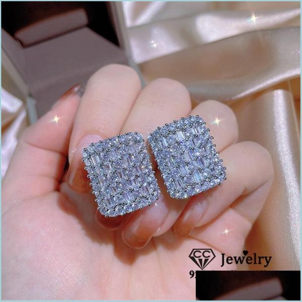 stud stud earrings for women fine jewelry party rec shape wedding accessories s925 sier earring set cce748 drop delivery dhvyu, Golden;silver
stud stud earrings for women fine jewelry party rec shape wedding accessories s925 sier earring set cce748 drop delivery dhvyu, Golden;silver