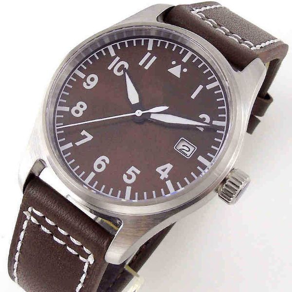200m waterproof brushed 39mm automatic men watch 24 jewels nh35a luminous brown dial, Black;brown
200m waterproof brushed 39mm automatic men watch 24 jewels nh35a luminous brown dial, Black;brown