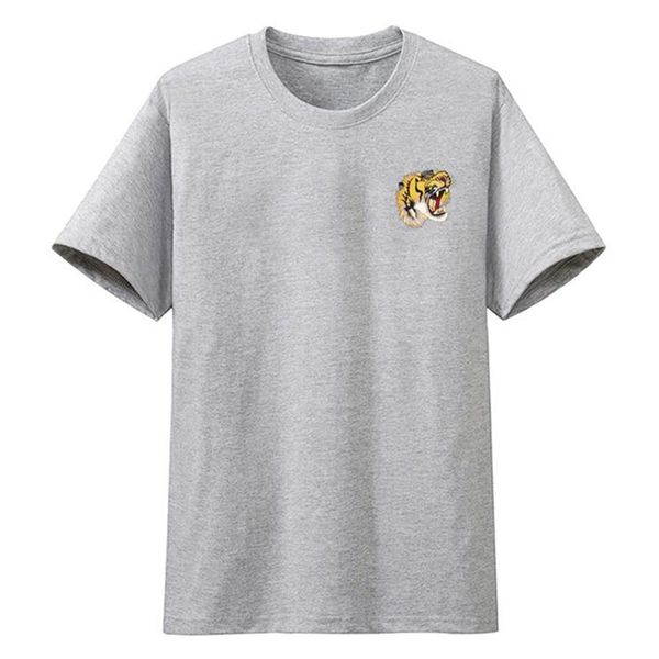 summer brand men t shirts short sleeve tiger head print tee casual brand men clothing308y, White;black
summer brand men t shirts short sleeve tiger head print tee casual brand men clothing308y, White;black