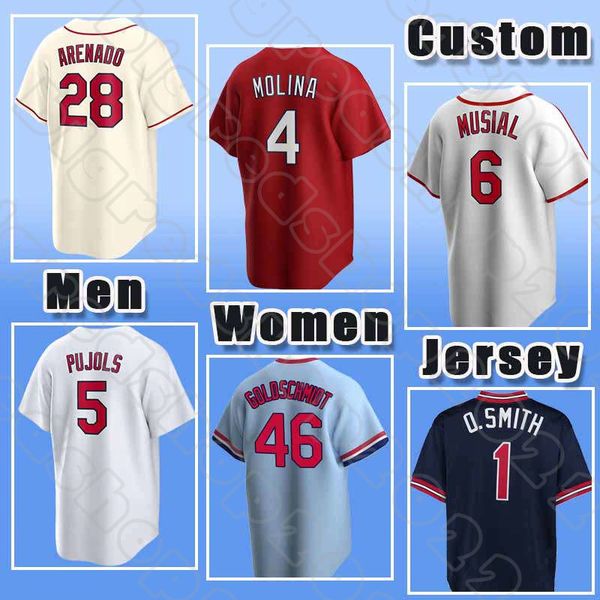 46 paul goldschmidt baseball nolan arenado jerseys yadier molina st. louis''cardinals''paul dejong ozzie smith adam wain, Blue;black
46 paul goldschmidt baseball nolan arenado jerseys yadier molina st. louis''cardinals''paul dejong ozzie smith adam wain, Blue;black