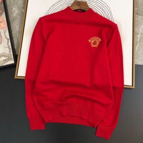 ver designer knitted sweater men embroidery medusa pullover undercoat fashion casual warm coat women long sleeve top, White;black
ver designer knitted sweater men embroidery medusa pullover undercoat fashion casual warm coat women long sleeve top, White;black