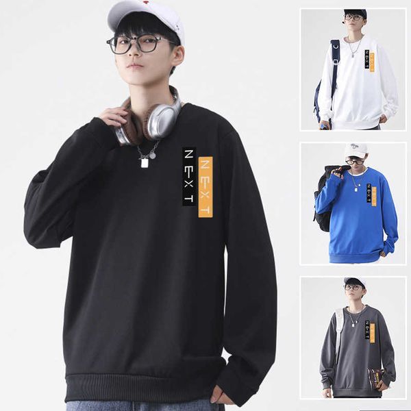 men's casual round neck and autumn long sleeved trendy loose upper garment men winter, Black
men's casual round neck and autumn long sleeved trendy loose upper garment men winter, Black