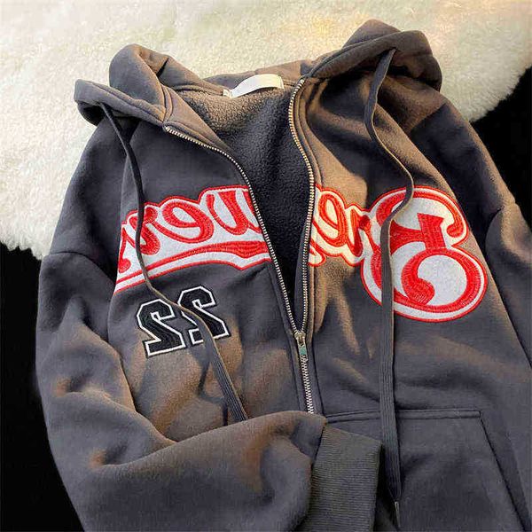 fleecehoodies new plus size letter embroidery sweatshirts women hoodies y2k casual clothes teens vintage retro winter hoodie, Black;brown
fleecehoodies new plus size letter embroidery sweatshirts women hoodies y2k casual clothes teens vintage retro winter hoodie, Black;brown