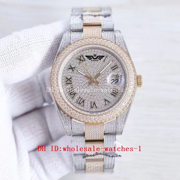 5 star super 9 style full diamond watch president datejust 41mm 228236 roman dial automatic 18k sapphire watches mens men's wristwatche, Slivery;brown
5 star super 9 style full diamond watch president datejust 41mm 228236 roman dial automatic 18k sapphire watches mens men's wristwatche, Slivery;brown
