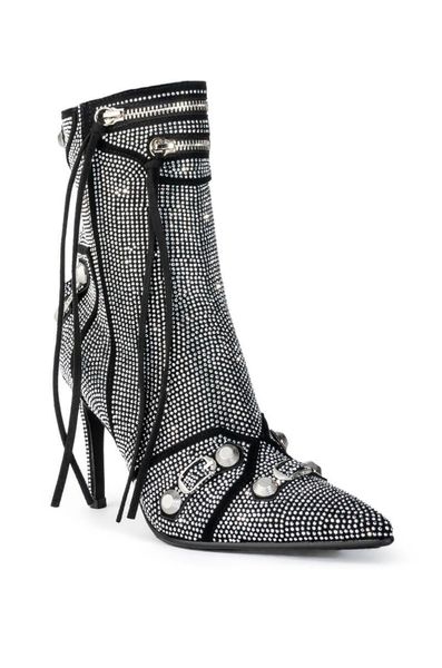 2023 new cowskin leather ankle motorcycle boots knight booties pillage pointed toes zipper rivets knee diamond zipper zip buckle stiletto hi, Black
2023 new cowskin leather ankle motorcycle boots knight booties pillage pointed toes zipper rivets knee diamond zipper zip buckle stiletto hi, Black