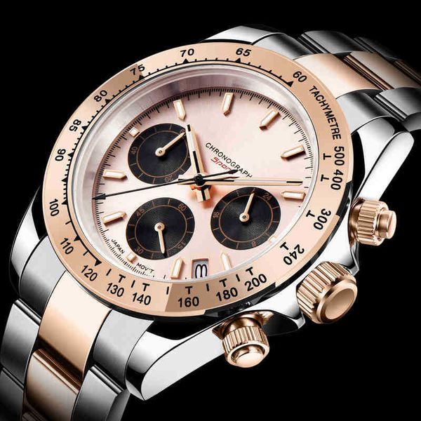 brand designer reloj quartz mens watches stainless steel round waterproof chronograph clock gmt analog luminous fashion, Slivery;brown
brand designer reloj quartz mens watches stainless steel round waterproof chronograph clock gmt analog luminous fashion, Slivery;brown