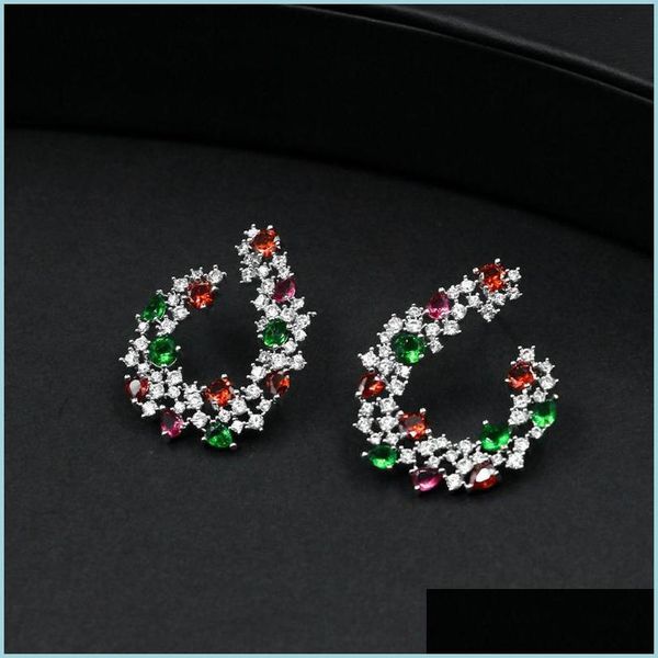 stud stud sando brand stunning colorf cz geometric round wedding women earring for brides jewelry with cubic zircon dro dhops, Golden;silver
stud stud sando brand stunning colorf cz geometric round wedding women earring for brides jewelry with cubic zircon dro dhops, Golden;silver
