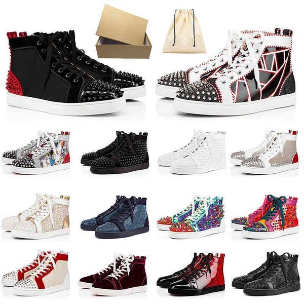 christians red-bottoms with box men women designer shoes studded spikes loafers platform sneakers suede leather flats mens trainer ieg, Black
christians red-bottoms with box men women designer shoes studded spikes loafers platform sneakers suede leather flats mens trainer ieg, Black
