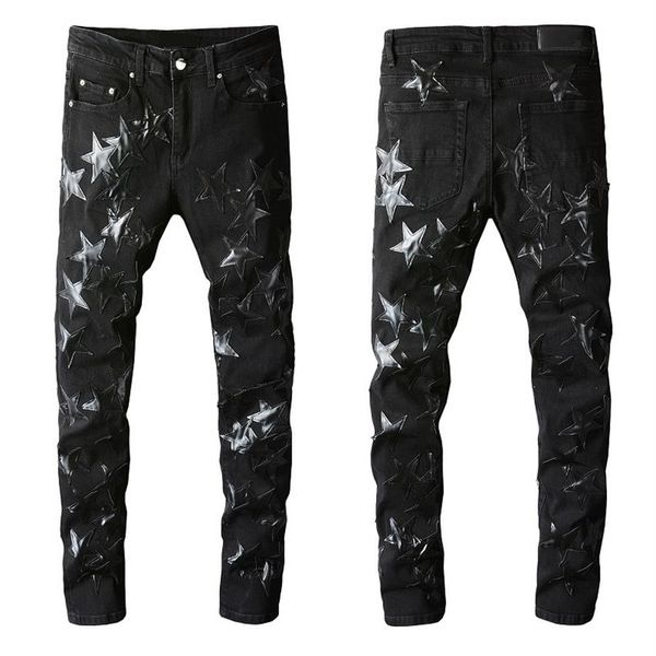 mens distressed motorcycle biker jeans rock skinny slim hole stripe famous brand denim zipper ripped pants190s, Blue
mens distressed motorcycle biker jeans rock skinny slim hole stripe famous brand denim zipper ripped pants190s, Blue