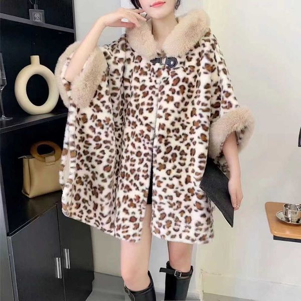 women's fur faux fur fashion leopard poncho women jacket overcoat faux rabbit fur cape coat women fall winter zebra grain cardigan cloa, Black
women's fur faux fur fashion leopard poncho women jacket overcoat faux rabbit fur cape coat women fall winter zebra grain cardigan cloa, Black