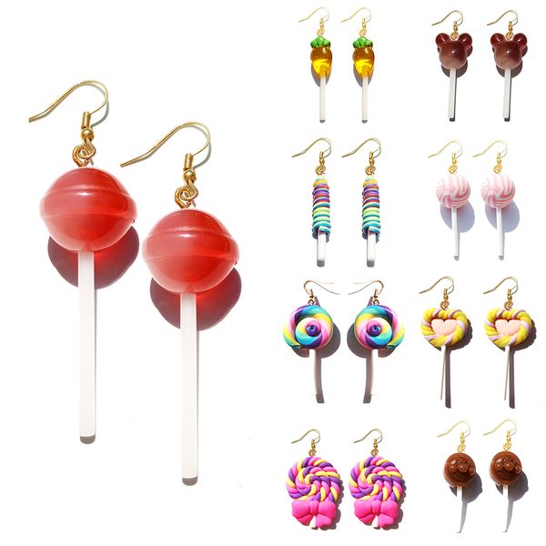 stud earring for women resin lollipop drop earrings children jewelry custom made handmade cute girls cotton candy gift dangle deliver smtat, Golden;silver
stud earring for women resin lollipop drop earrings children jewelry custom made handmade cute girls cotton candy gift dangle deliver smtat, Golden;silver