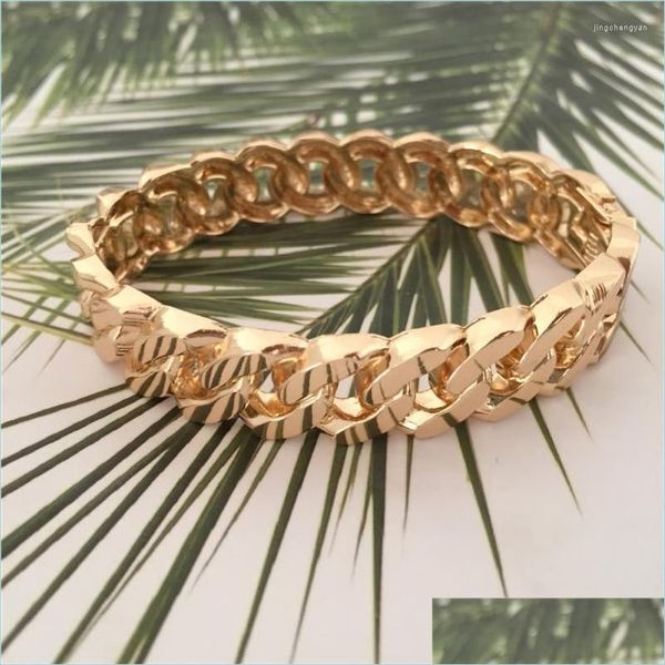 bangle bangle bohemia gold color plating flat surface chain shape for women classic office lady unique chunky luxury punk jewelry dr dhiau, Black
bangle bangle bohemia gold color plating flat surface chain shape for women classic office lady unique chunky luxury punk jewelry dr dhiau, Black