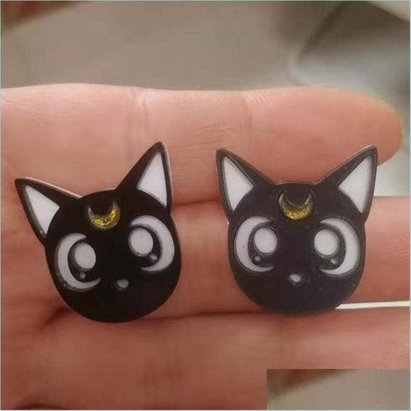 dangle chandelier fashion jewelry black and white cute kitten head for girl earring acrylic accessories drop delivery earrings dh8qc, Silver
dangle chandelier fashion jewelry black and white cute kitten head for girl earring acrylic accessories drop delivery earrings dh8qc, Silver