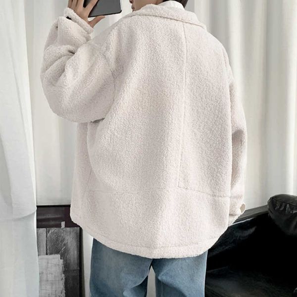 men's jackets winter warm solid soft polar fleece korean style fashion cozy males coats turn-down collar streetwear outerwear teenager, Black;brown
men's jackets winter warm solid soft polar fleece korean style fashion cozy males coats turn-down collar streetwear outerwear teenager, Black;brown