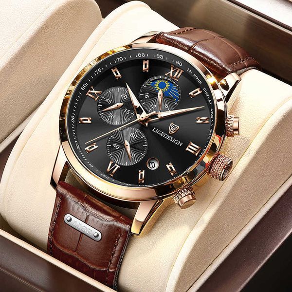 watches lige men watches waterproof luminous brand luxury leather casual sports quartz wristwatch military man watch for relogio, Slivery;brown
watches lige men watches waterproof luminous brand luxury leather casual sports quartz wristwatch military man watch for relogio, Slivery;brown