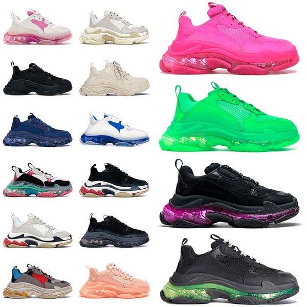 triple s 17 fw designer dad shoes men women clear sole vintage plateforme sneakers black paris 17fw crystal bottom luxury tennis shoe casual
triple s 17 fw designer dad shoes men women clear sole vintage plateforme sneakers black paris 17fw crystal bottom luxury tennis shoe casual
