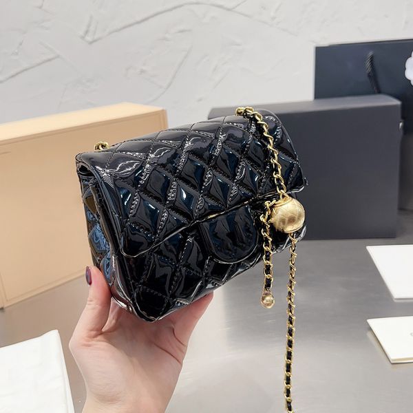 womens cross body classic mini square quilted bags flap patent leather crush gold ball adjustable shoulder strap purse large capacity cosmet
womens cross body classic mini square quilted bags flap patent leather crush gold ball adjustable shoulder strap purse large capacity cosmet