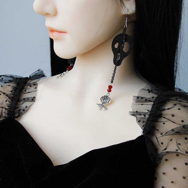 black skull earring halloween black chain red crystal beading & silver rose skulls earrings party girls cool jewelry, Golden;silver
black skull earring halloween black chain red crystal beading & silver rose skulls earrings party girls cool jewelry, Golden;silver