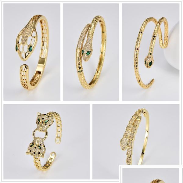 bangle bangle gold plated metal bracelet charm for open bangles micro paved zircon snake panther animal luxury design party confiden dhejq, Black
bangle bangle gold plated metal bracelet charm for open bangles micro paved zircon snake panther animal luxury design party confiden dhejq, Black