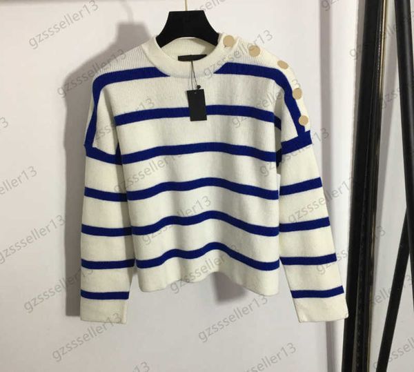 fashion womens sweater striped color matching shoulder buttons split wool knitted sweaters round neck long sleeve short jumper knitwear wome, White;black
fashion womens sweater striped color matching shoulder buttons split wool knitted sweaters round neck long sleeve short jumper knitwear wome, White;black